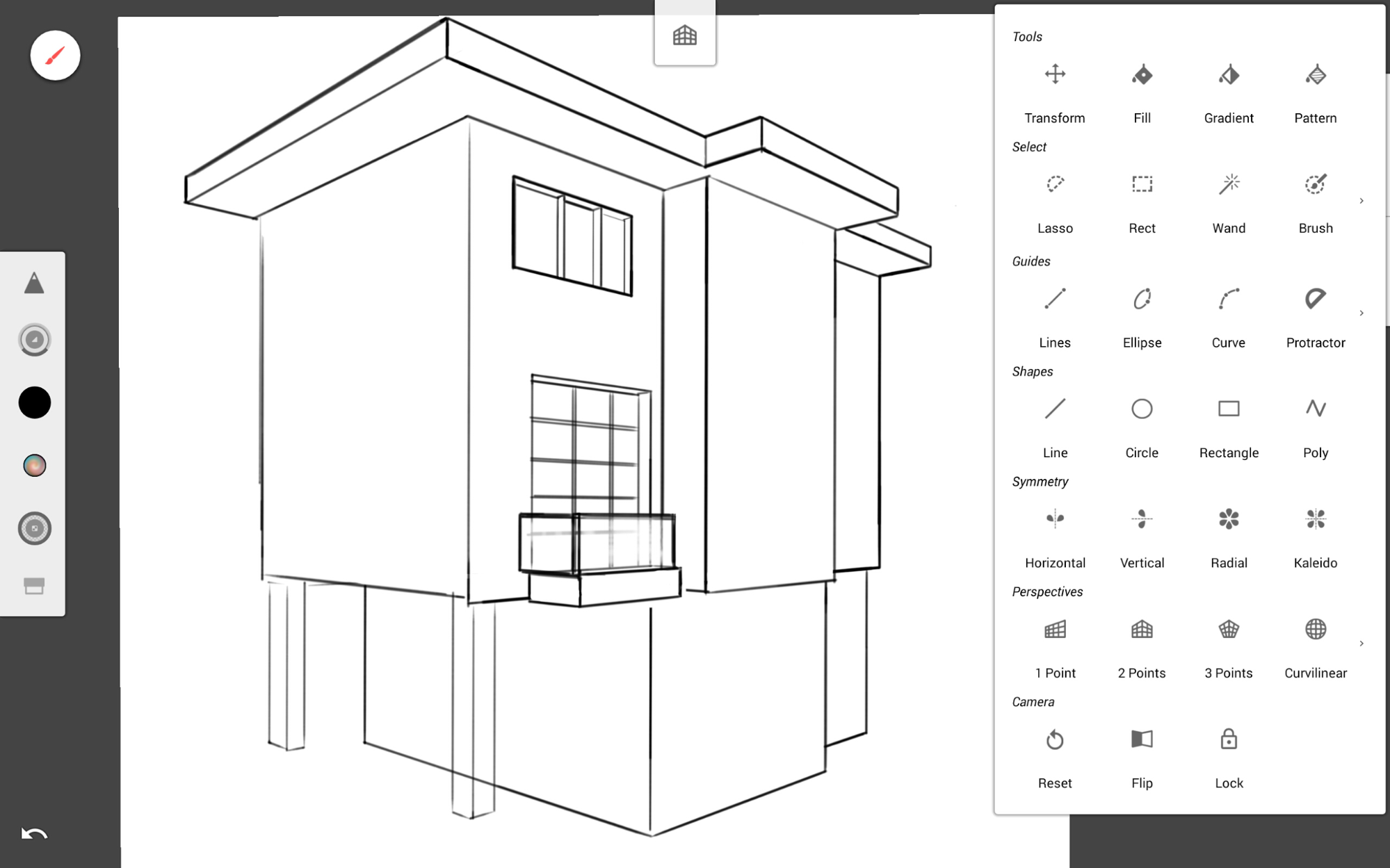 Draw - 2-point perspective drawing: a tutorial